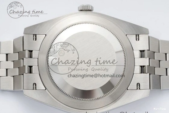 MiroTime 0503 OdorResistant DateJust 41 SS Polished Bezel KING 1:1 Best Edition 904L Steel Gray Stick Dial on Jubilee Bracelet VR 2207